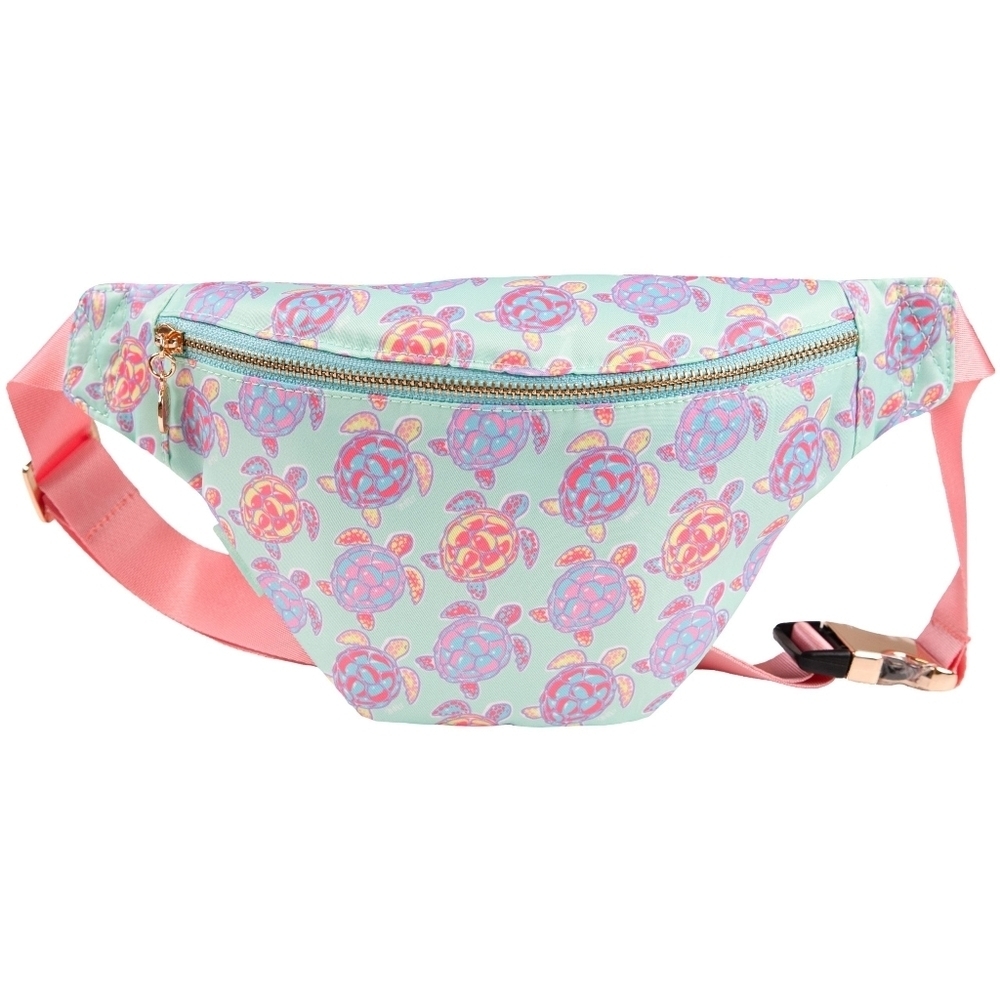 Simply Southern Green Turtle 3 Piece Bundle:Fanny Pack, Leash & Collar!